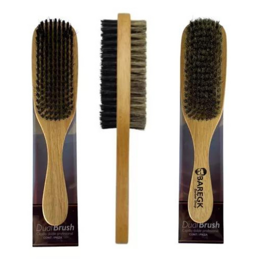 Cepillo Duo Doble Cara Profesional Para Barberia. Baregk