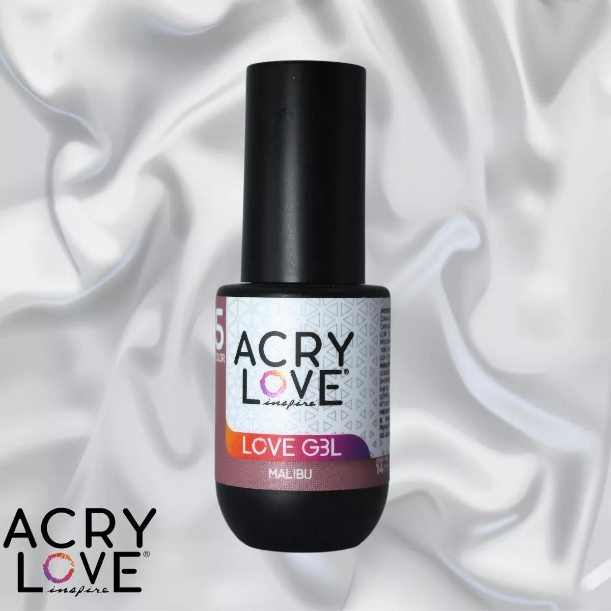 Gel Semipermanente, Malibu #35, Love Gel 14 Ml. Acry Love.