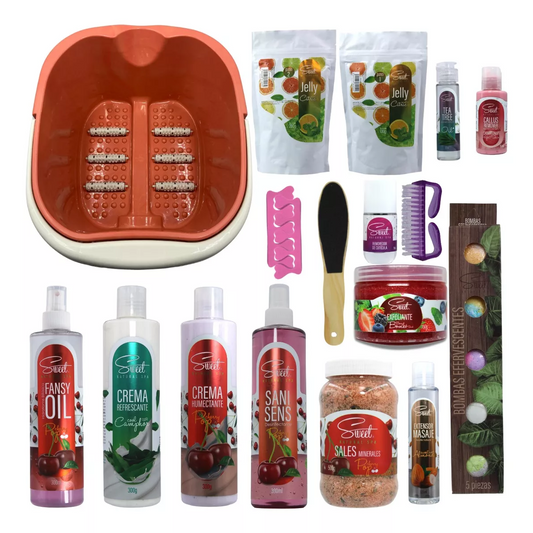 Set De Pedicura Completo + Regalo, 22 pzas. Sweet