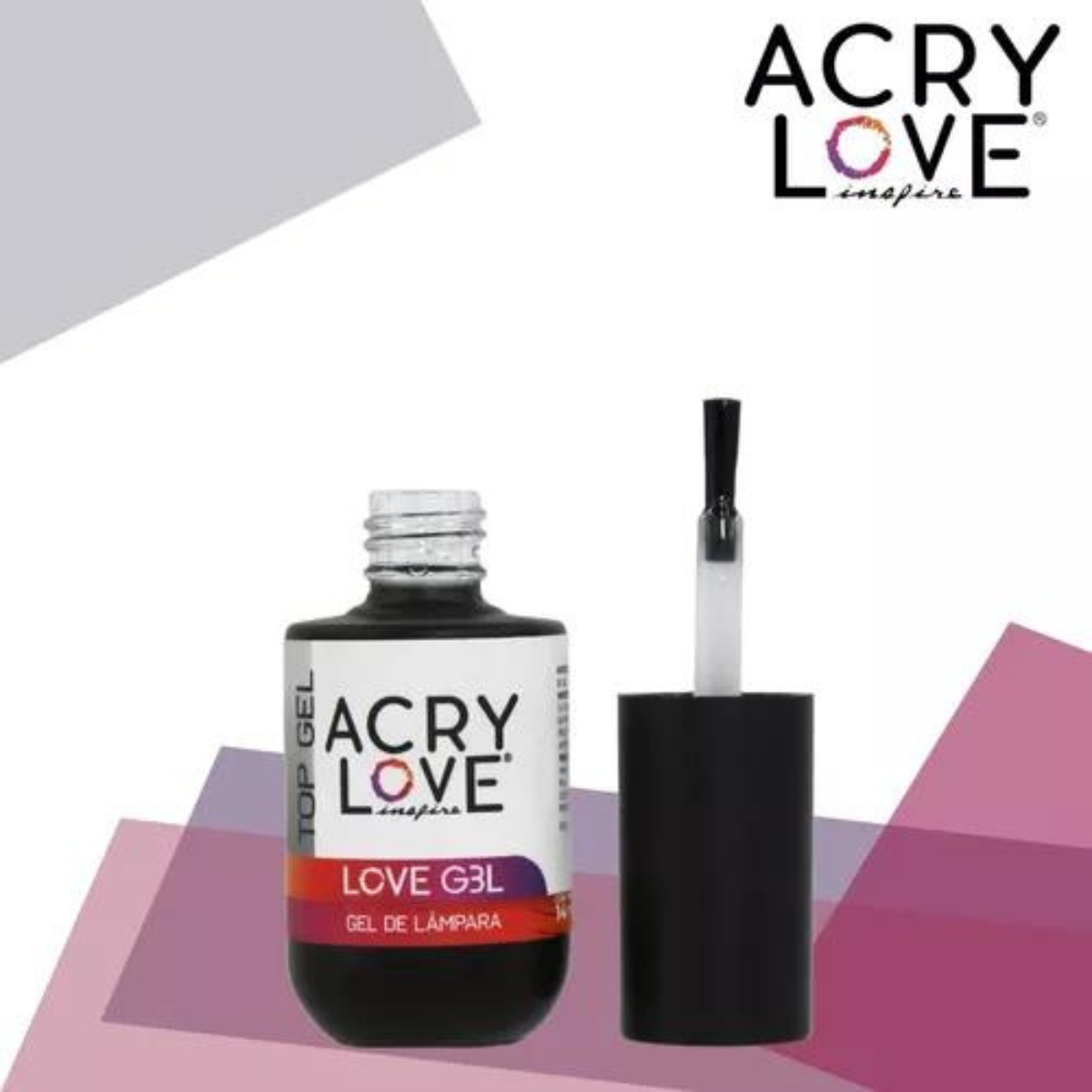 Top Coat Gel Para Uñas 14ml. Acry Love