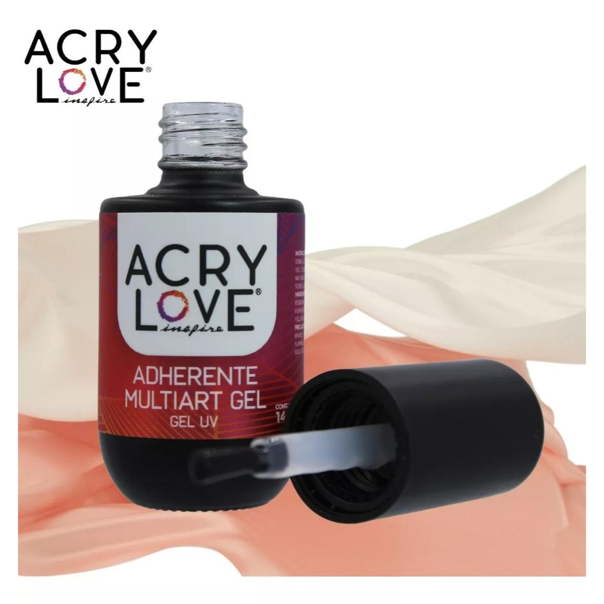 Adherente Multiart Gel Uv 14ml P/ Foil, Encapsular Acry Love