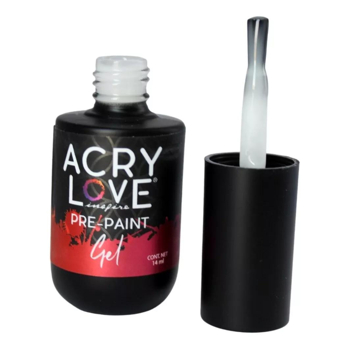 Pre-paint Gel Para Uñas 14ml. Gel Base Para Arte. Acry Love