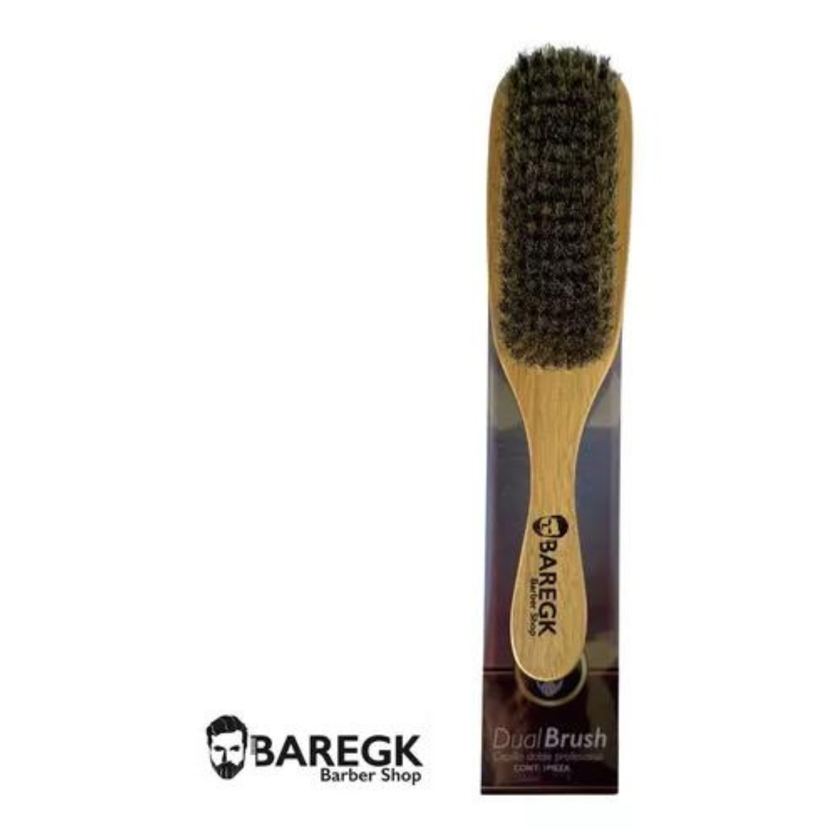 Cepillo Duo Doble Cara Profesional Para Barberia. Baregk