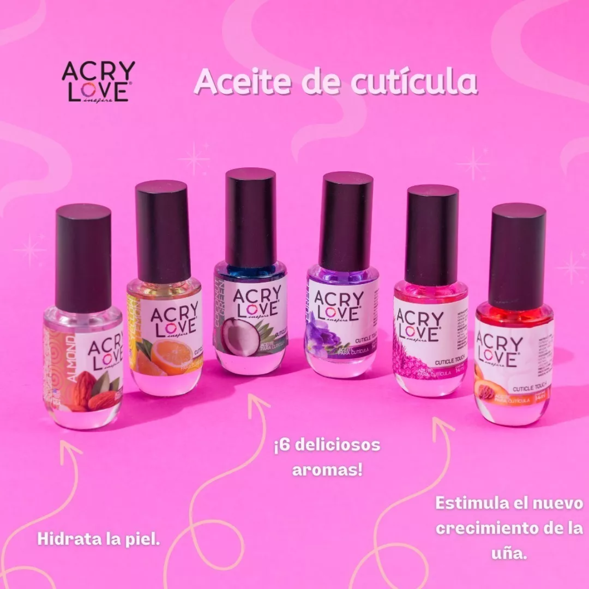 Aceite Para Cutícula, Cuticle Touch 14ml. Acry Love