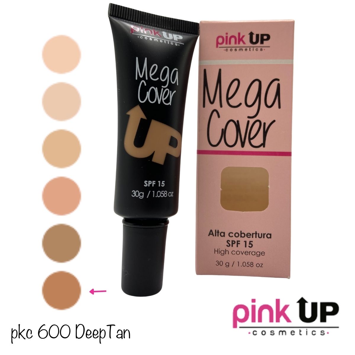 Mega Cover PKC 600 Deep Tan. Pink Up