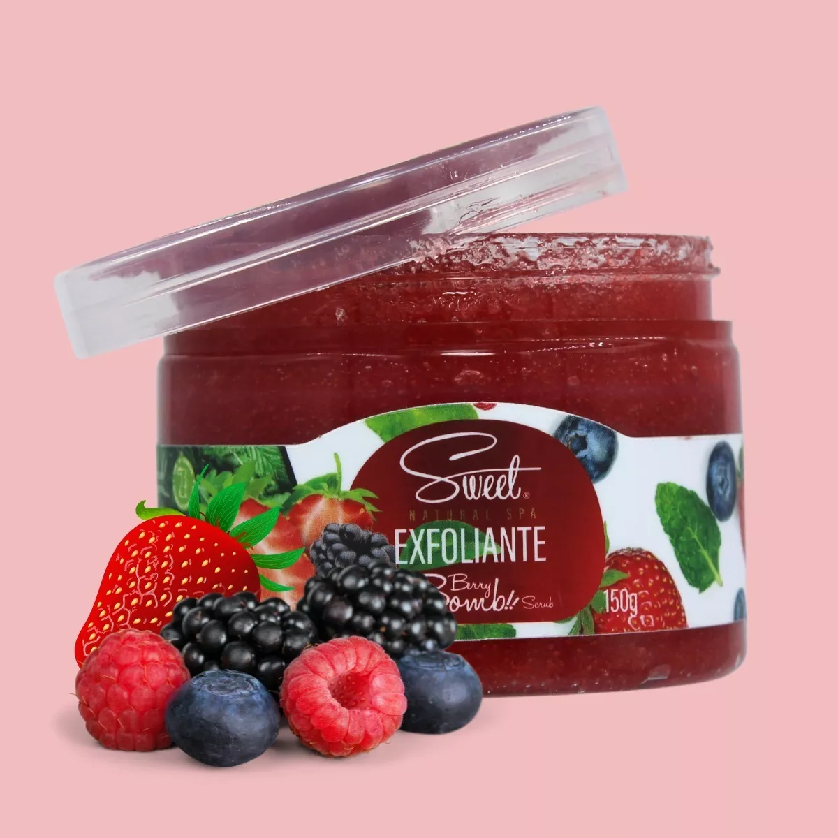 Exfoliante 150g Berry Bomb. Sweet