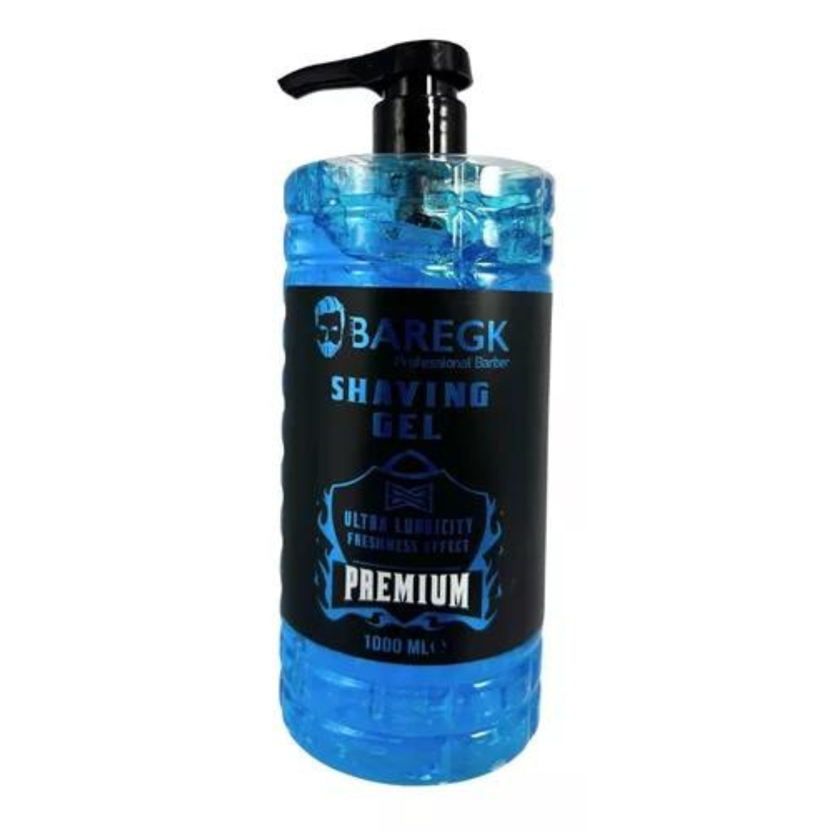 Gel De Afeitar Premium, Hidrata y Refresca 1000ml. Baregk