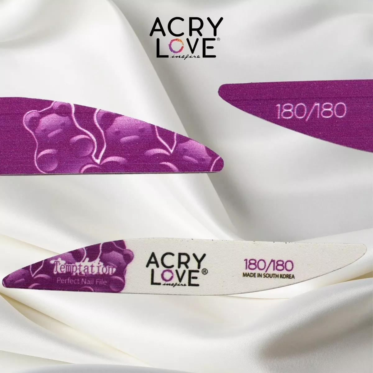 Pack De 3 Limas Para Uñas Acrílicas, 100/150/180. Acry Love.