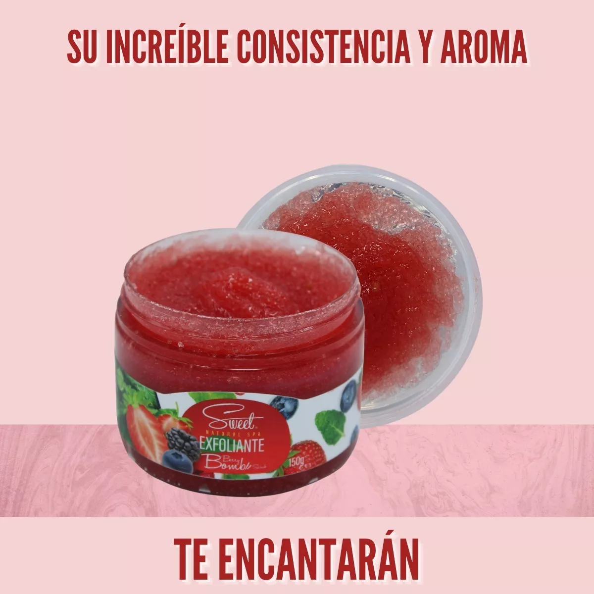 Exfoliante 150g Berry Bomb. Sweet