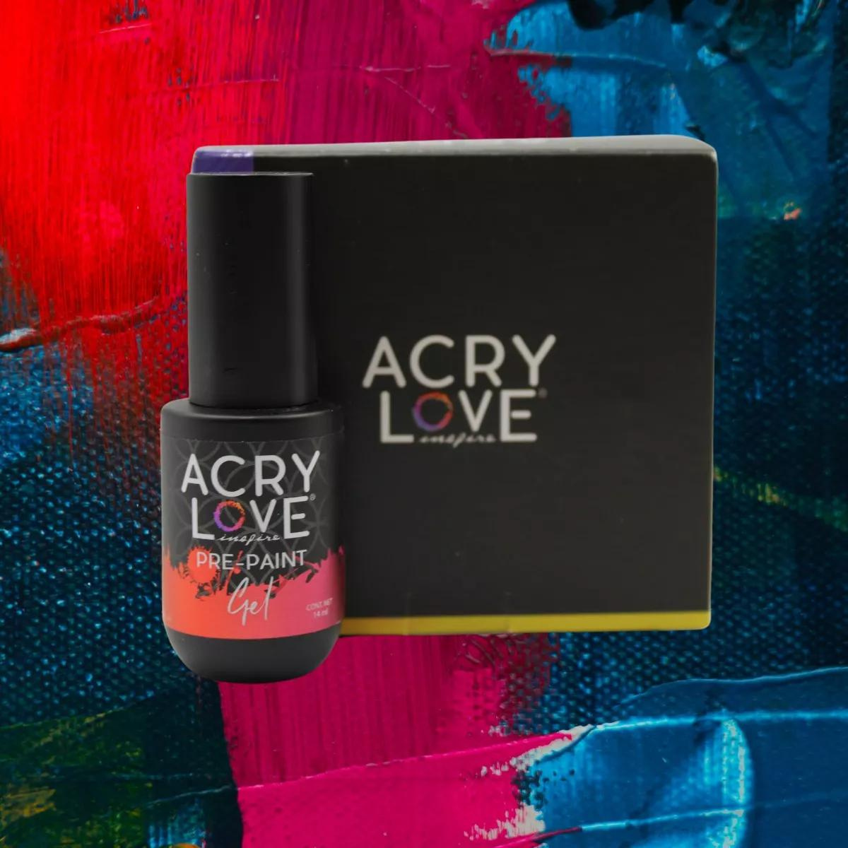 Pre-paint Gel Para Uñas 14ml. Gel Base Para Arte. Acry Love