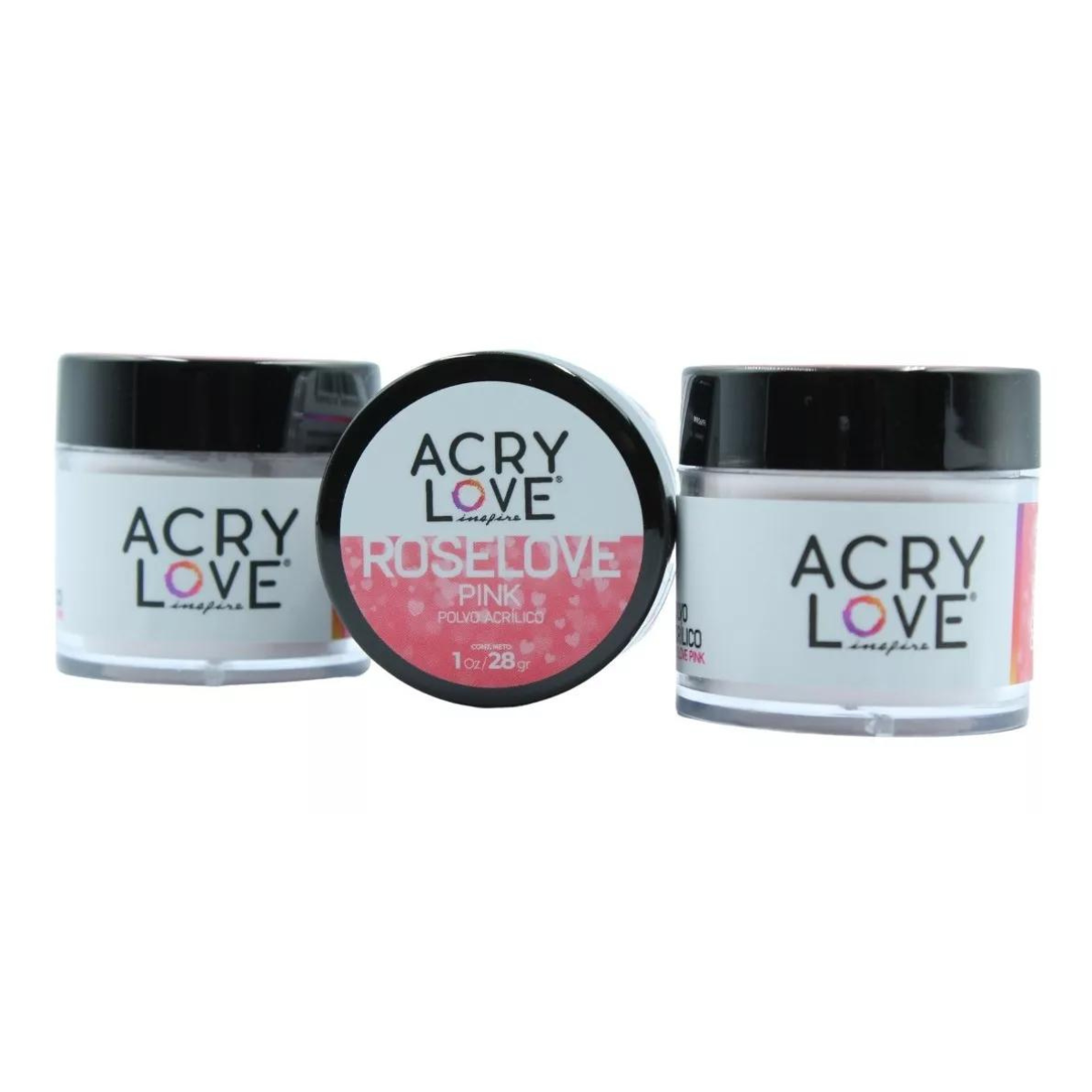 Polvos Acrílicos Básicos 1 Oz, Para Uñas Acrílicas. Acry Love