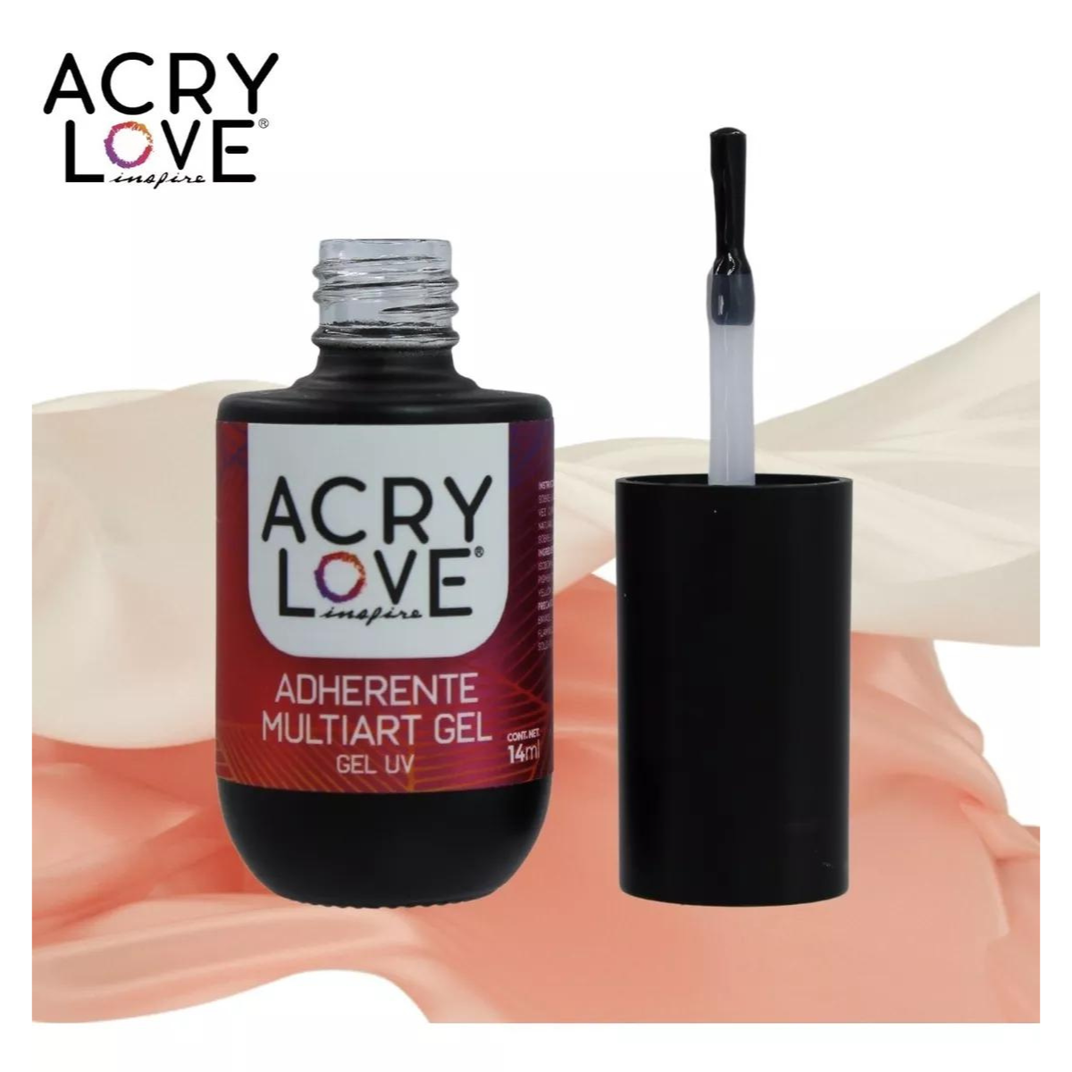 Adherente Multiart Gel Uv 14ml P/ Foil, Encapsular Acry Love