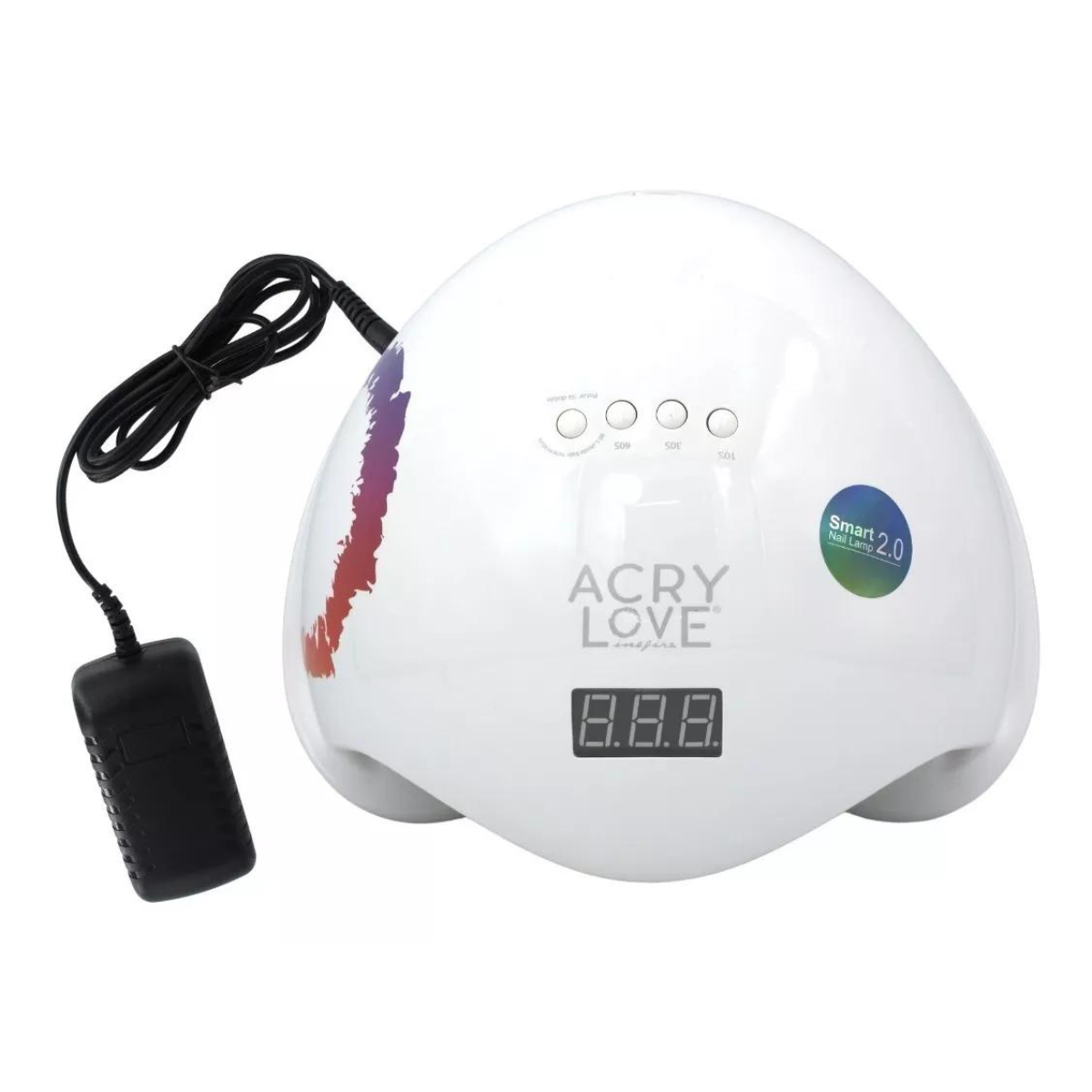 Lámpara Para Uñas Acrílicas. Temp. 36 Leds/uv 48w. Acry Love