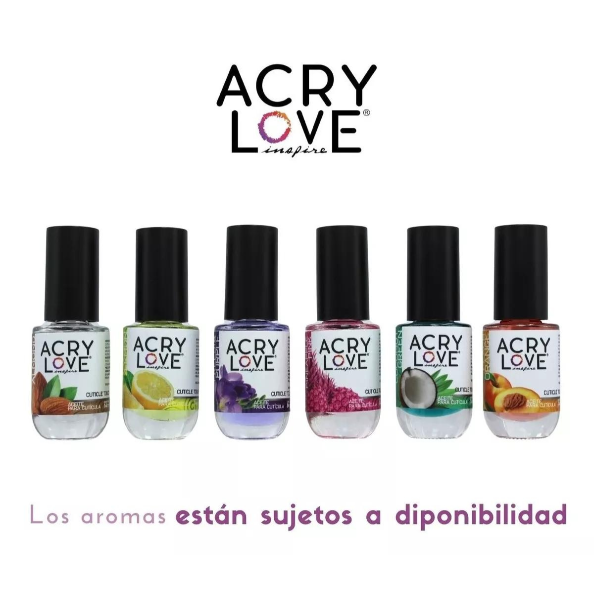 Kit Malibú 17 Pzs. Uñas Acrílicas, Monómero, Limas. Acry Love