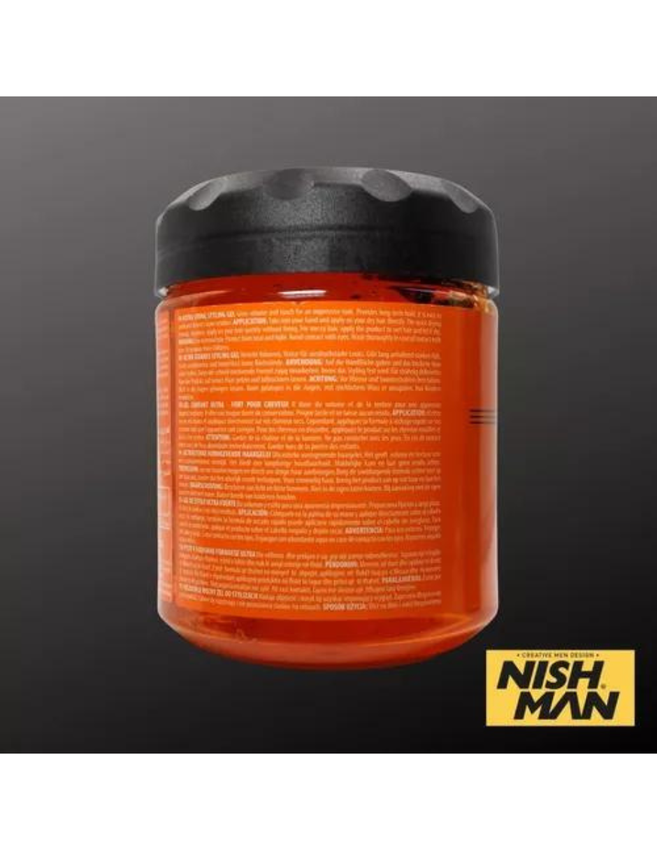 Hair Styling Gel Cabello Extra Fuerte Dynamic 750ml. Nishman