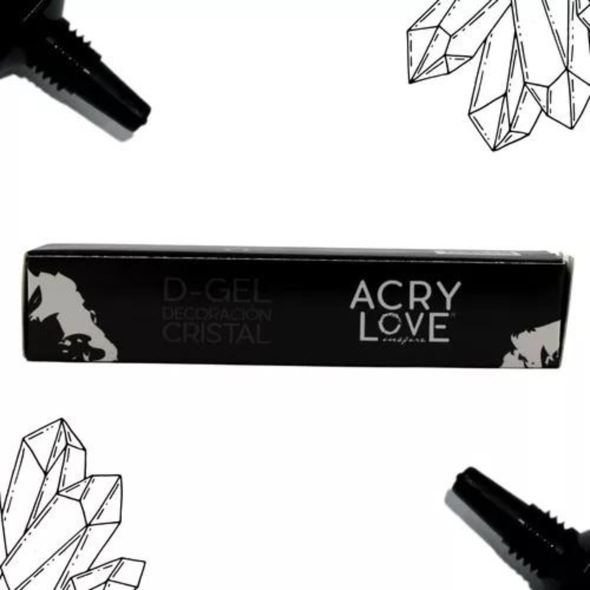 Pegamento, Resina, gel Uv Para Cristales, D-gel 10gr. Acry Love