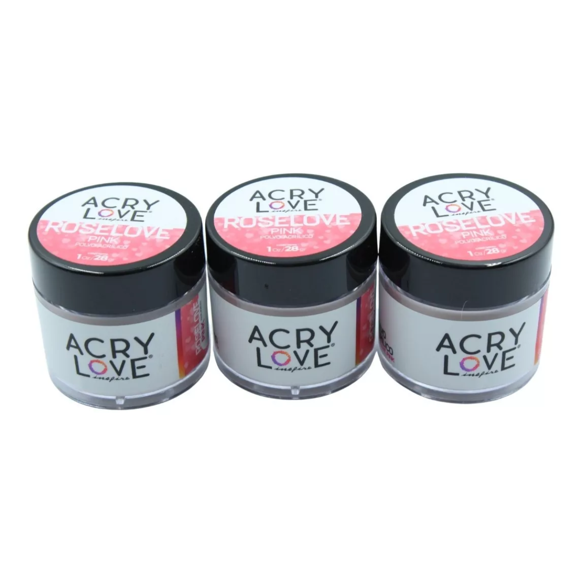 Polvos Acrílicos Básicos 1 Oz, Para Uñas Acrílicas. Acry Love