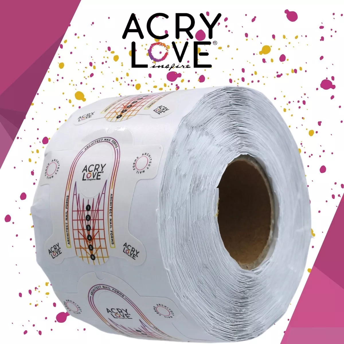 Forma Escultural En Rollo Chico, 400pz Architect. Acry Love