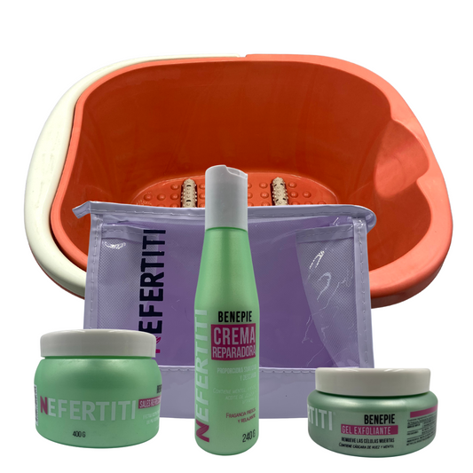 Kit Benepie Neferititi Crema Exfoliante Sales +tina Rígida Durazno. Sweet