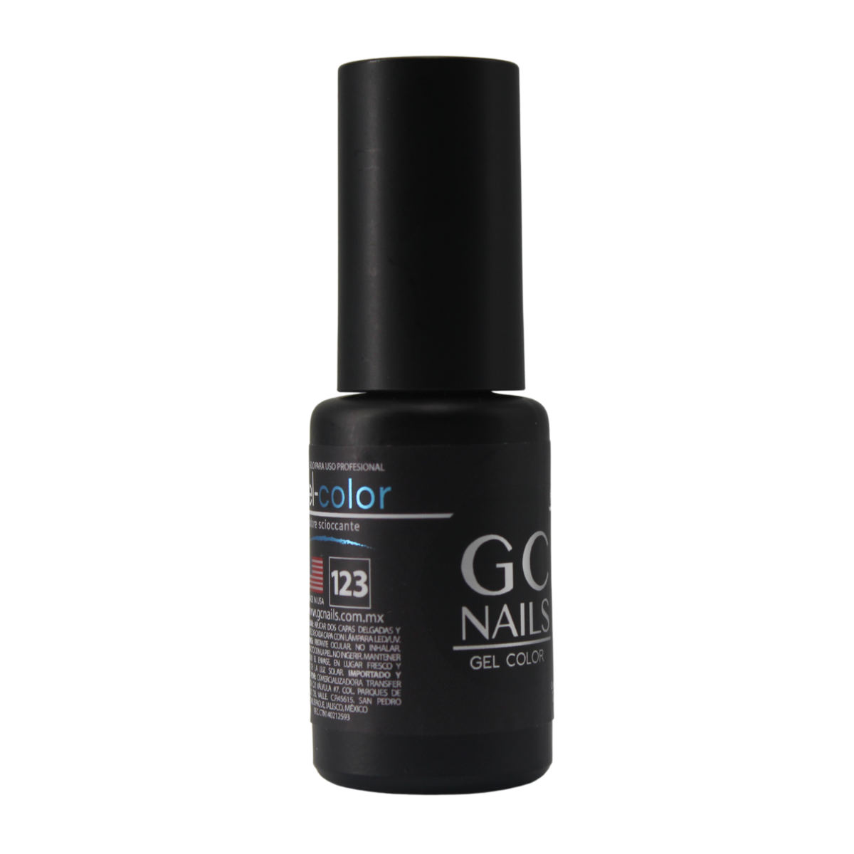 Gel Color de 1 paso, Belcolor #123 MEDIANOCHE. Gc Nails