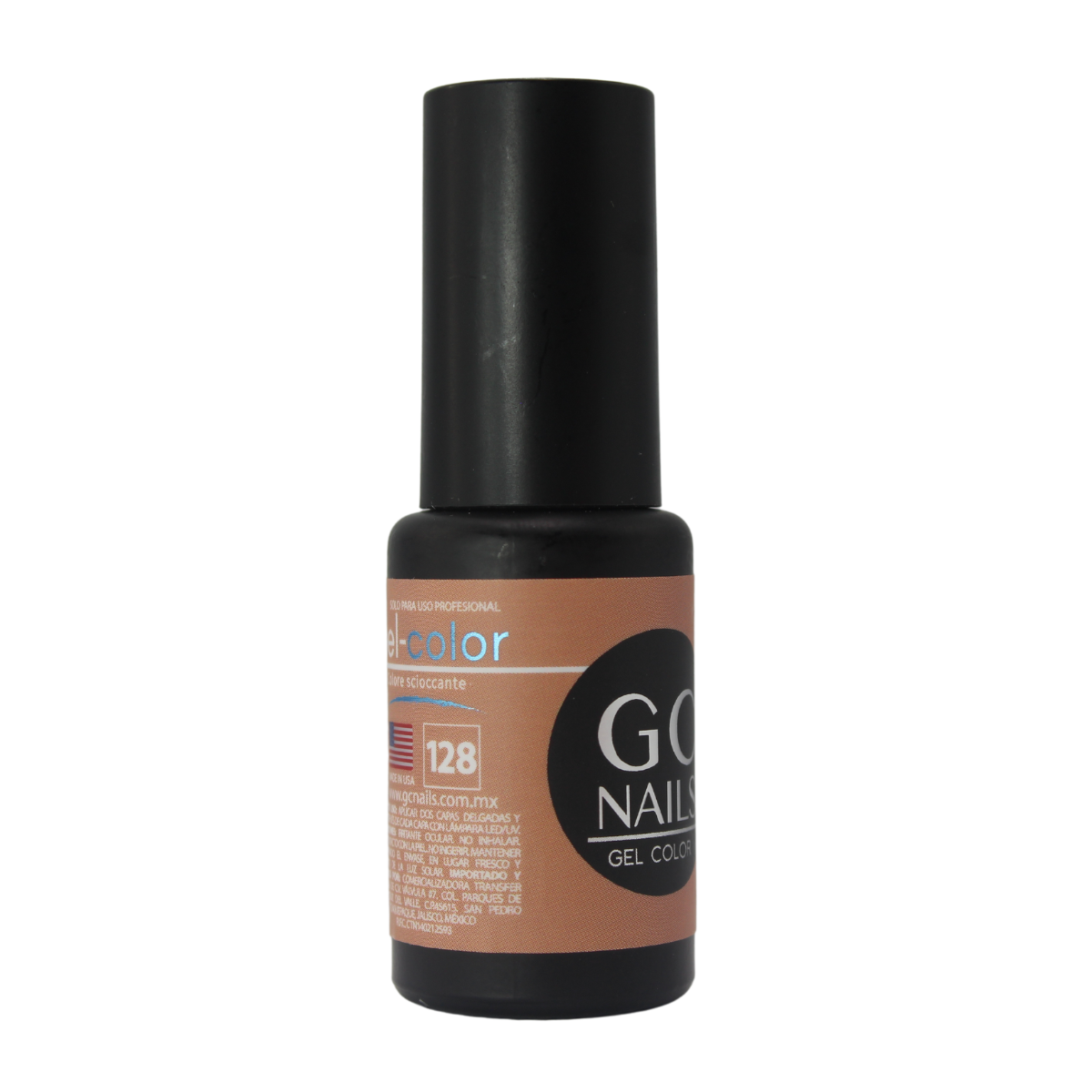 Gel Color de 1 paso, Belcolor #128 NUDE CAPUCCHINO. Gc Nails