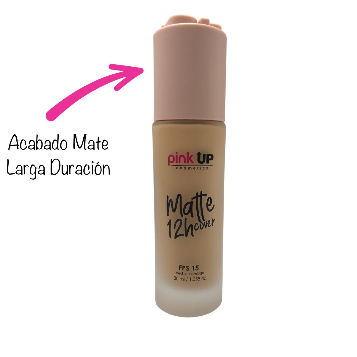 Maquillaje Líquido Mate Pale 200 Matte 12 hrs. Pink Up