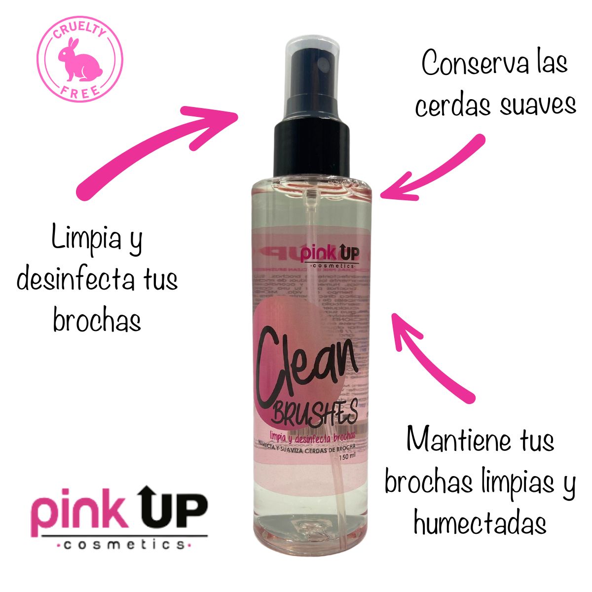 Limpiador de Brochas. Pink Up