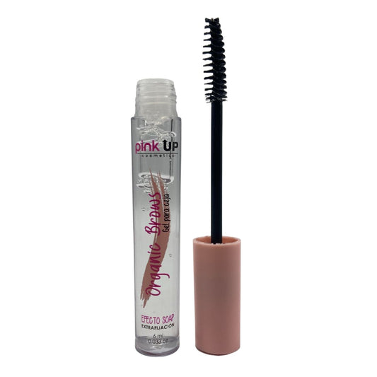 Organic  Brows Gel 0I, Gel Para Cejas Transparente. Pink Up