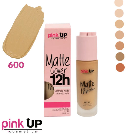 Maquillaje Líquido MateTan600 Matte 12 hrs. Pink Up