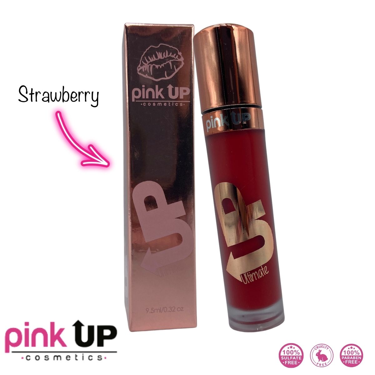 Labial Ultimate Strawberry. Pink Up