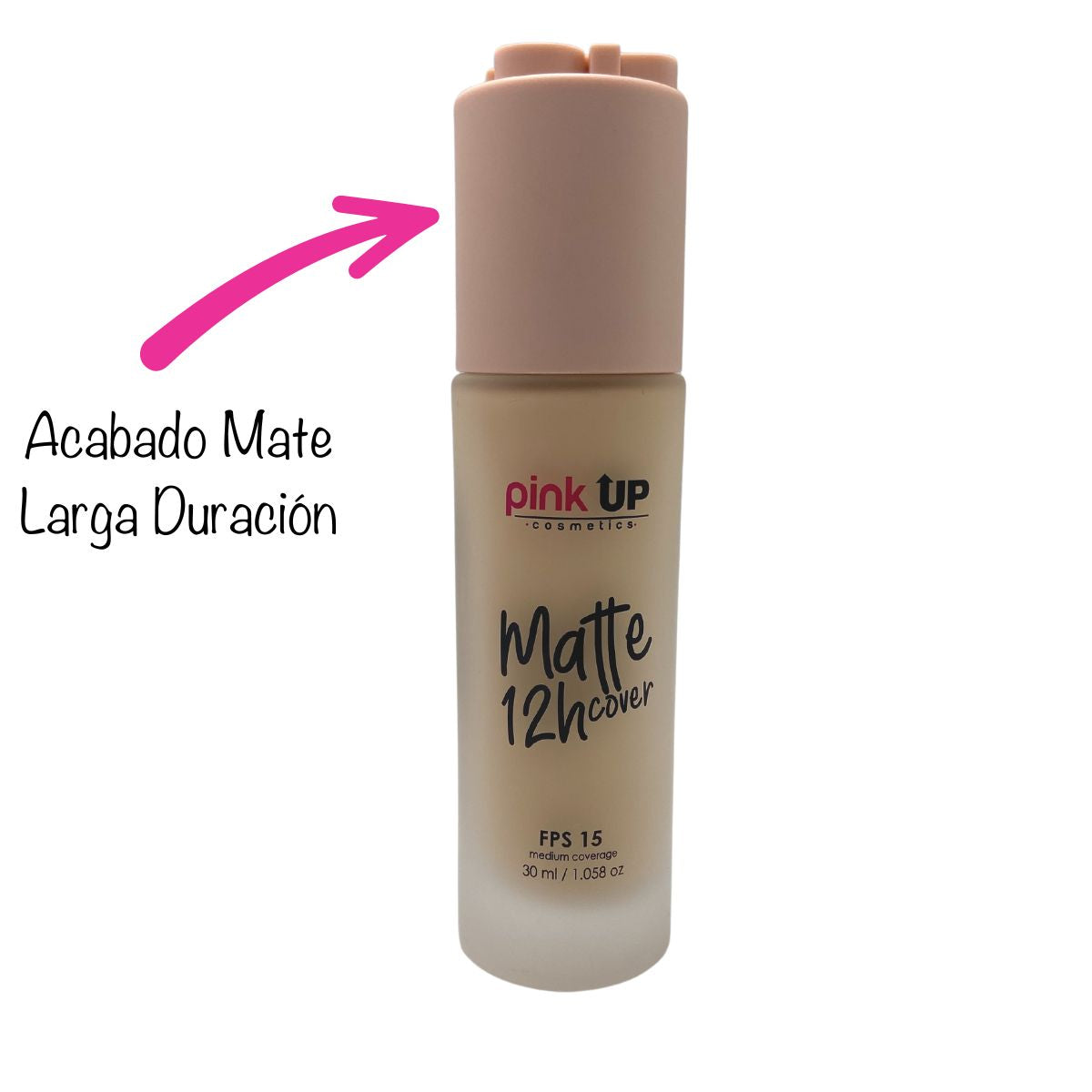 Maquillaje Líquido Mate Pale 100 Matte 12 hrs. Pink Up