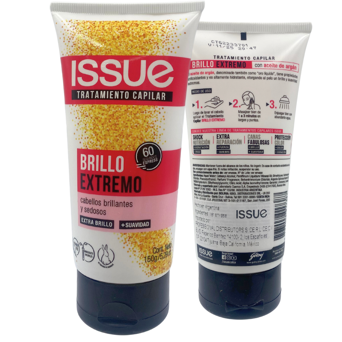 Tratamiento Capilar Brillo Extremo 150gr. ISSUE