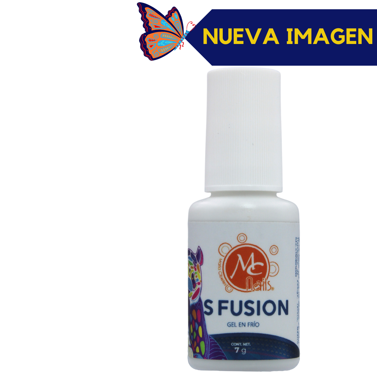 Sfusion. Pegamento Gel Frio Con Brocha, Mc Nails