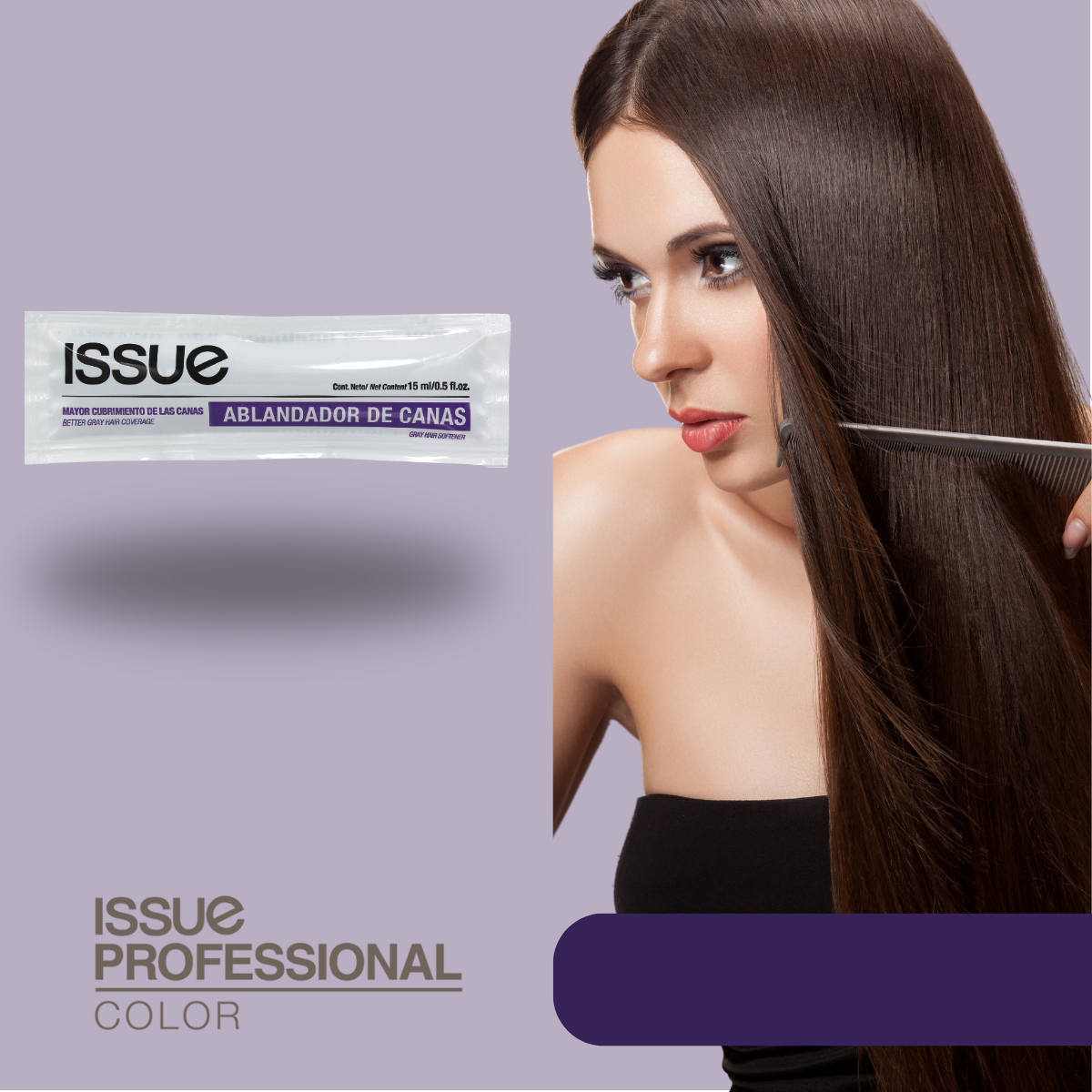 Ablandador De Canas Intensifica El Color. Sachet 15ml. ISSUE