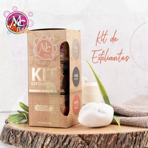 Kit de exfoliantes 3pzs de 150 grs c/u. Mc Nails