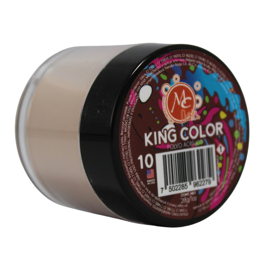 Polvo acrílico King Color maquillaje para uñas 1 oz #10. Mc Nails