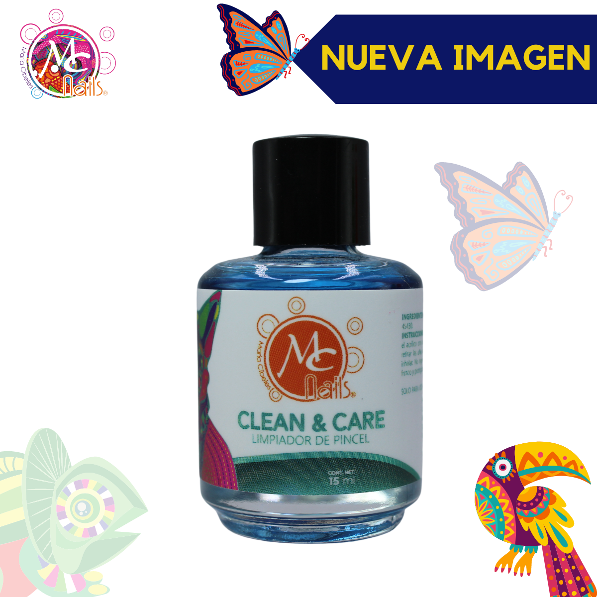 Limpiador de pinceles CLEAN & CARE. Mc Nails