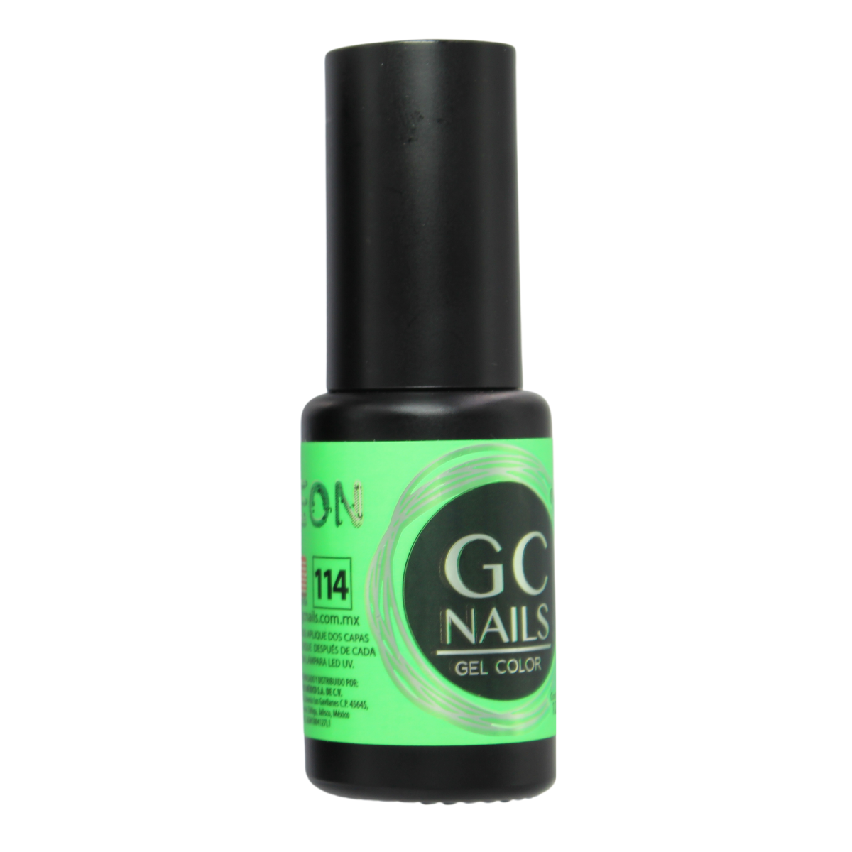 Gel Color de 1 paso, Belcolor #114 KIWI GLOW. Gc Nails