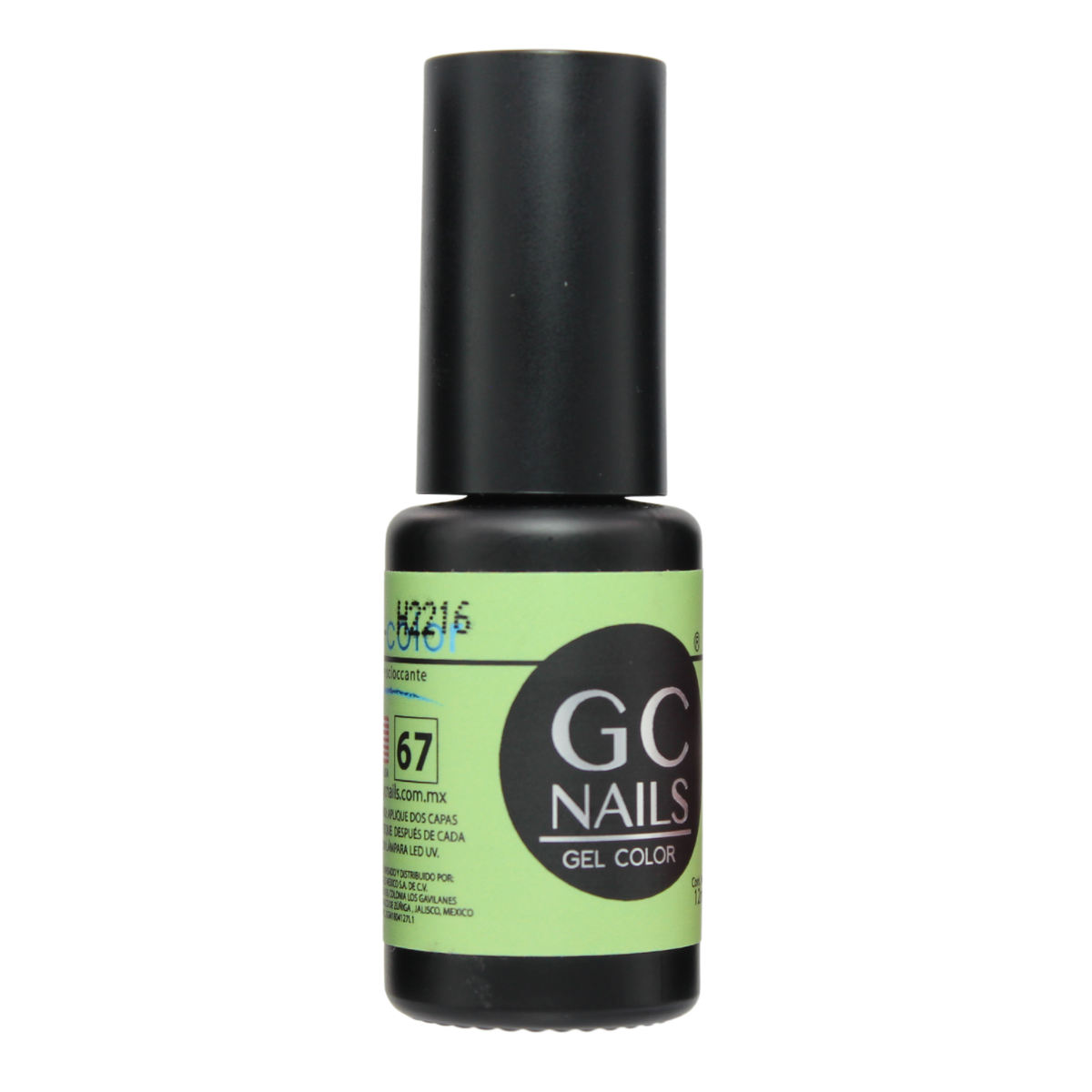 Gel Color de 1 paso, Belcolor #67 PISTACHO. Gc Nails