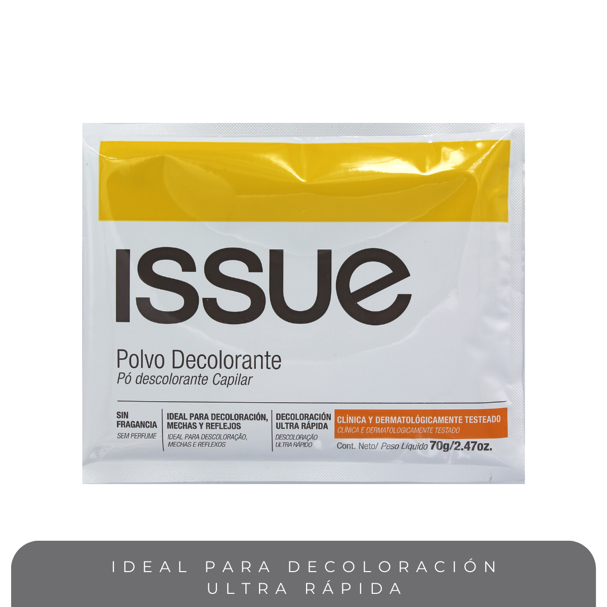 Polvo Decolorante Ultra Rapido 70gr. ISSUE