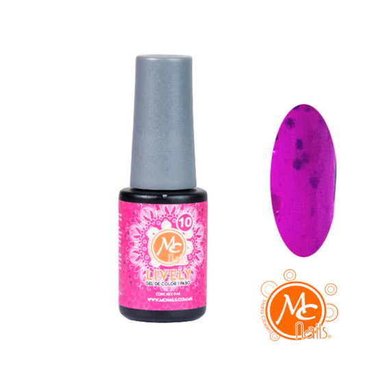 Gel color Uv de 1 paso LIVELY #010. Mc Nails